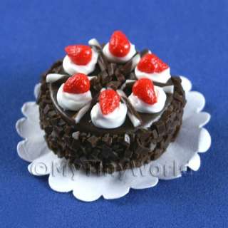 Chocolate Cake Dolls House Miniature Food (TT5)  