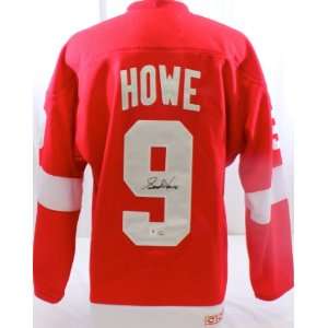  Gordie Howe Signed Jersey GAI   Autographed NHL Jerseys 