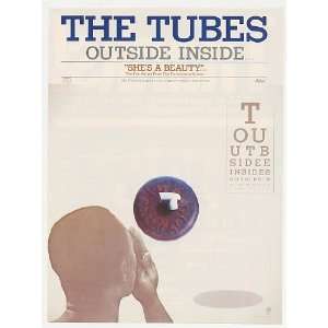  1983 The Tubes Outside Inside Album Promo Print Ad (Music 