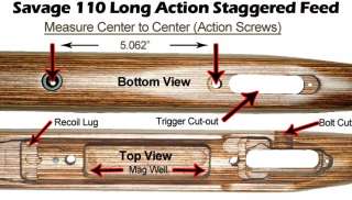 the centerfeed actions have the magazine well that will stay in the 