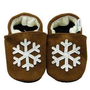    Augusta Baby Snowflake Soft Sole Leather Baby Shoe (6 12 mo) Baby