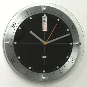   Timemaster Aluminum with Black Dial 12 Wall Clock