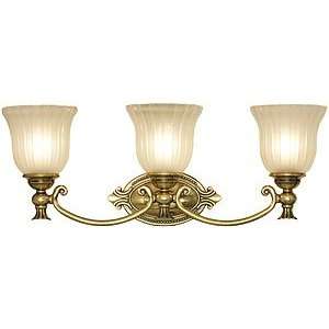  Antique Lighting. Francoise Triple Bath Sconce With Ribbed 