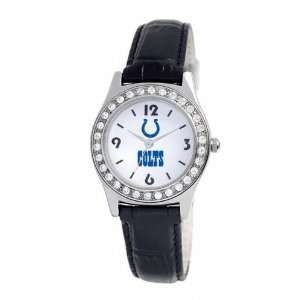   Colts Womens Black Game Day Dazzler Watch