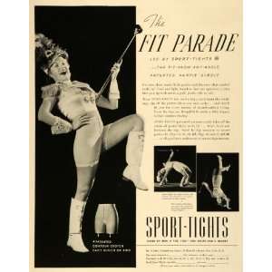  1941 Ad Sport Tights Pantie Girdle Marching Bandleader 