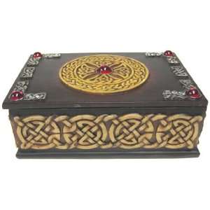    Beautiful Celtic Knotwork Trinket Box Jewelry Valet