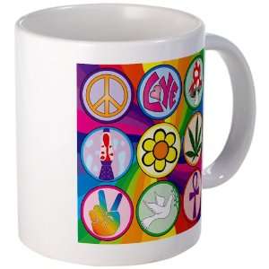  Mug (Coffee Drink Cup) 60s Icons Rainbow Swirl Everything 
