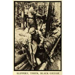  1934 Print Grease Klamath Falls Oregon Weyerhaeuser Timber 