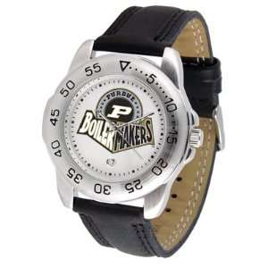 Purdue Boilermakers NCAA Sport Mens Watch (Leather Band 