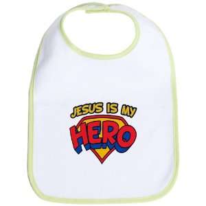  Baby Bib Kiwi Jesus Is My Hero 