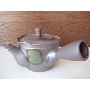 Banko yaki teapot   green 0678 300cc  Grocery & Gourmet 