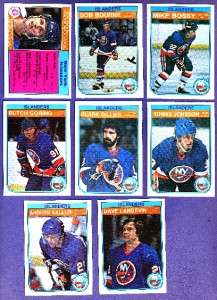   Islanders 1982 83 OPC Team Set Bossy Trottier Nystrom Potvin Gillies