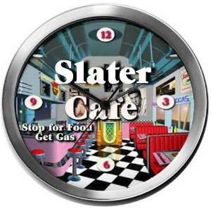  SLATER 14 Inch Cafe Metal Clock Quartz Movement Kitchen 