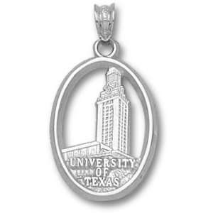  Univ of Texas Bell Tower Pendant Sterling Silver Jewelry