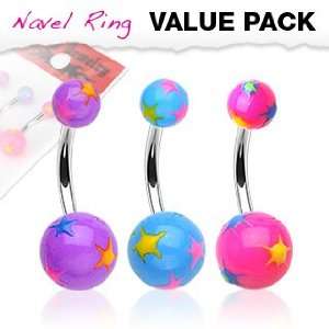   316L Surgical Steel bar value pack Body Jewelry 14 Gauge Jewelry