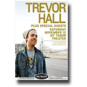  Trevor Hall Poster   Concert Flyer   Mt. Tabor   PDX Nov 