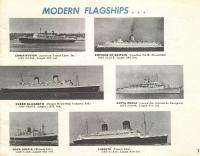   Passenger Ships on the Atlantic Ocean   steamships ocean liners boats