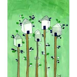  Corinne Dean Five Treehouses   Print