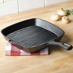  BrylaneHome Square Cast Iron Skillet