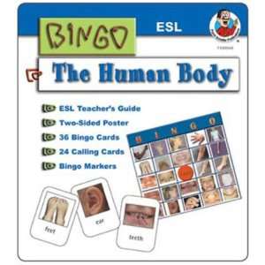   The Human Body ESL Bingo Game Kit Case Pack 8   708143 Toys & Games