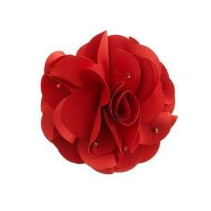  red sequin flower barrette Beauty