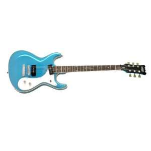  Eastwood Sidejack Baritone STD Guitar   Metallic Blue 