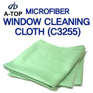 3pcs of Microfiber tricot glass window towel cloth  