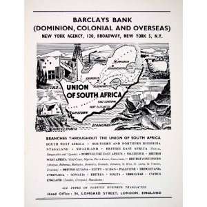  1949 Ad Barclays Bank Lombard Street London England Union 