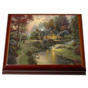   Enchanting Reflections Stillwater Cottage Musicbox 