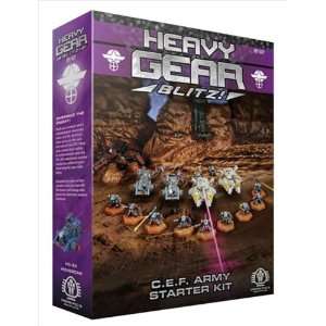  Heavy Gear Blitz C.E.F.   Starter Army Toys & Games