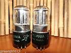 Vintage Sylvania 6SN7 GT Round Micas Stereo Tubes e8e