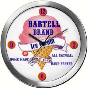  BARTELL 14 Inch Ice Cream Metal Clock Quartz Movement 