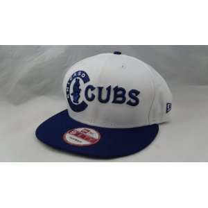  New Era Reverse Word Snap Cap Chicago Cubs Sports 