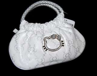 New Hello Kitty Rhinestone Mini Size Handbags Purse  