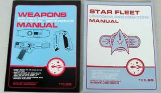 1980s Star Trek/S Johnson Ref Manual 2 for 1 Book SALE  