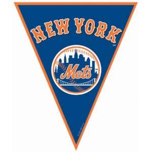   Party By Amscan New York Mets Baseball Pennant Banner 