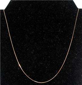 AURUM CLAD Electroplated Thin Chain GOLD NECKLACE 24  