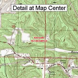  USGS Topographic Quadrangle Map   Batesville, Arkansas 