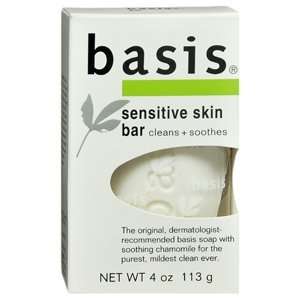  Special pack of 6 BASIS SOAP SENSITIVE SKIN 4 oz Health 