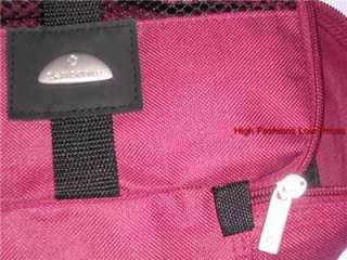   Toiletry Bag Burgundy Red Travel kit COSMETIC POUCH Carry on Case