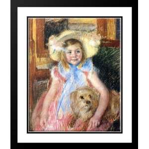  Cassatt, Mary, 28x34 Framed and Double Matted Sara in a 