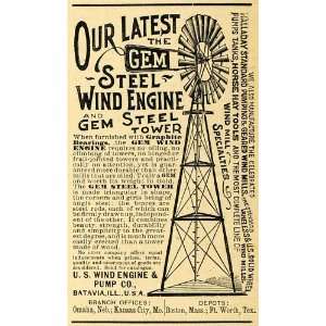  Batavia Illinois Farm Machinery   Original Print Ad