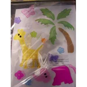  Animal Glitter Gel Clings 2 Pack ~ Jungle Toys & Games