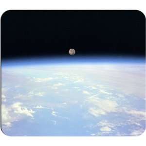  Moonset Over Earth Mouse Pad