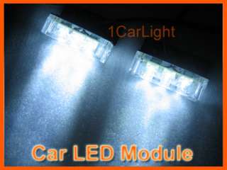 2x 3 Led Light Module for Car (White)  