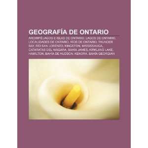  Geografía de Ontario Archipiélagos e islas de Ontario, Lagos 