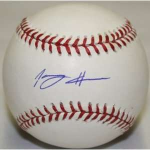  Tommy Hanson Signed Official Baseball