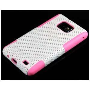  2n1 Net Cool Hard Case Silicone Rubber Cover F Samsung 
