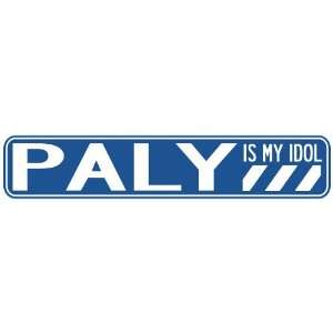   PALY IS MY IDOL STREET SIGN