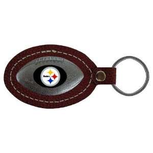   Pittsburgh Steelers NFL Football Key Tag (Leather)